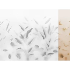 Kép 1/2 - JV Pálmaleveles bézs vinyl poszter tapéta Nadi Beige 68 cm X 3 m