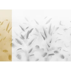 Kép 1/2 - JV Pálmaleveles sárga vinyl poszter tapéta Nadi Green 68 cm X 3 m