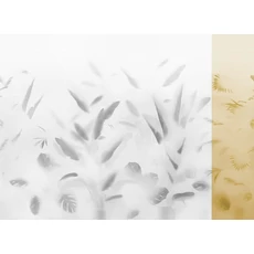 Kép 1/2 - JV Pálmaleveles sárga vinyl poszter tapéta Nadi Green 68 cm X 3 m