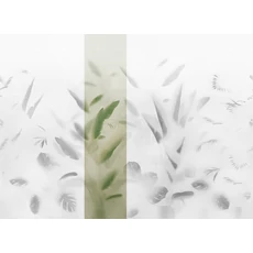 Kép 1/2 - JV Pálmaleveles zöld vinyl poszter tapéta Nadi Green 68 cm X 3 m