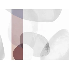 Kép 1/2 - JV Absztrakt mintás lila vinyl poszter tapéta Brock Mauve 68 cm X 3 m