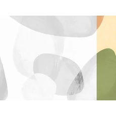 Kép 1/2 - JV Absztrakt mintás sárga vinyl poszter tapéta Brock Summer Yellow 68 cm X 3 m