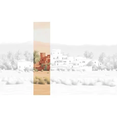 Kép 1/2 - JV Arab város barna vinyl poszter tapéta Todra Terracotta 68 cm X 3 m