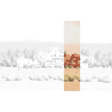 Kép 1/2 - JV Arab város barna vinyl poszter tapéta Todra Terracotta 68 cm X 3 m