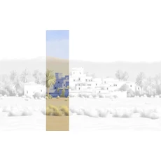 Kép 1/2 - JV Arab város kék vinyl poszter tapéta Todra Light Blue 68 cm X 3 m