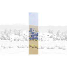 Kép 1/2 - JV Arab város kék vinyl poszter tapéta Todra Light Blue 68 cm X 3 m