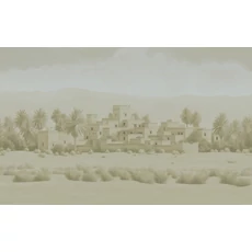 Kép 1/2 - JV Arab város bézs vinyl poszter tapéta Todra Sand 476 cm X 3 m