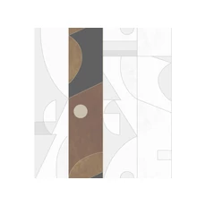 Kép 1/2 - JV Geometriai mintás modern fekete vinyl poszter tapéta Shenzhen Black 68 cm X 3 m