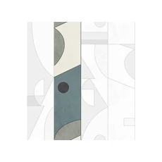 Kép 1/2 - JV Geometriai mintás modern szürke vinyl poszter tapéta Shenzhen Grey 68 cm X 3 m