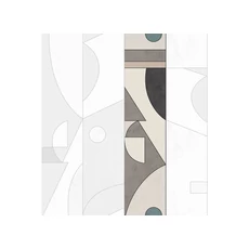 Kép 1/2 - JV Geometriai mintás modern szürke vinyl poszter tapéta Shenzhen Grey 68 cm X 3 m