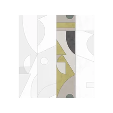 Kép 1/2 - JV Geometriai mintás modern zöld vinyl poszter tapéta Shenzhen Green 68 cm X 3 m