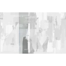 Kép 1/2 - JV Absztrakt mintás szürke vinyl poszter tapéta Downtown Fog 68 cm X 3 m