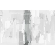 Kép 1/2 - JV Absztrakt mintás szürke vinyl poszter tapéta Downtown Fog 68 cm X 3 m