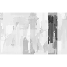 Kép 1/2 - JV Absztrakt mintás fekete-fehér vinyl poszter tapéta Downtown Black-White 68 cm X 3 m