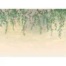 Kép 1/2 - JV Leander mintás romantikus zöld vinyl poszter tapéta Vence Green 400 cm X 3 m