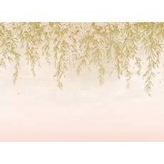 Kép 1/2 - JV Leander mintás romantikus rózsaszín vinyl poszter tapéta Vence Pink 400 cm X 3 m