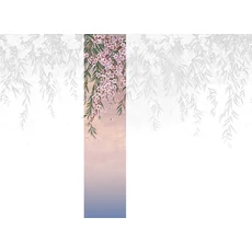 Kép 1/2 - JV Leander mintás romantikus lila vinyl poszter tapéta Vence Purple 68 cm X 3 m