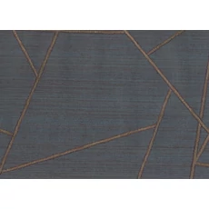 Kép 1/2 - JV Modern geometriai mintás sötétkék vinyl tapéta Patchwork Tropical Blue 100 cm X 10 m