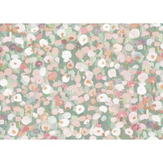 Kép 1/2 - JV Romantikus virág mező zöld-rózsaszín tapéta Prato Fiorito Pink 70 cm X 10 m