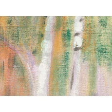 Kép 1/2 - JV Festmény hatású színes erdő vinyl poszter tapéta Primavera 272 cm X 300 cm