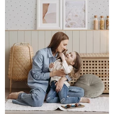 Kép 2/2 - KT-Exclusive Pöttyös zöld vlies gyerek tapéta Joy Green 52 cm X 10 m