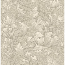 Kép 1/2 - KT-Exclusive Elegáns virágos bézs vlies tapéta British Heritage Cream 52 cm X 10 m