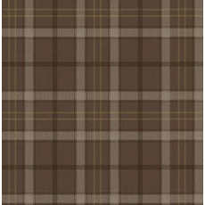 Kép 1/2 - KT-Exclusive Klasszikus kockás sötétbarna vlies tapéta Sauvage Dark Brown 52 cm X 10 m