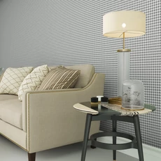 Kép 2/2 - KT-Exclusive Tyúklábmintás világosszürke vlies tapéta Sauvage Light Gray 52 cm X 10 m