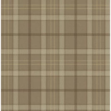 Kép 1/2 - KT-Exclusive Klasszikus kockás barna vlies tapéta Sauvage Brown 52 cm X 10 m