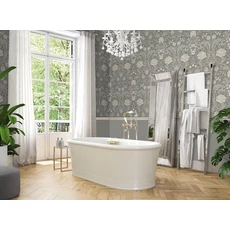 Kép 2/2 - KT-Exclusive Szecessziós stílusú virágos szürke vlies tapéta British Heritage Gray 52 cm X 10 m