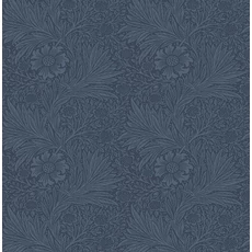 Kép 1/2 - KT-Exclusive Virágos sötétkék vlies tapéta British Heritage Dark Blue 52 cm X 10 m