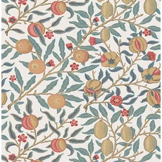 Kép 1/2 - KT-Exclusive Gyümölcsfás modern zöld-színes vlies tapéta British Heritage Turquoise 52 cm X 10 m