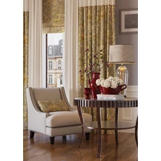 Kép 2/2 - KT-Exclusive Elegáns virágos barna-sárga vlies tapéta British Heritage Beige 52 cm X 10 m