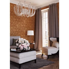 Kép 2/3 - KT-Exclusive Virág mintás barna vlies tapéta British Heritage Brown 52 cm X 10 m