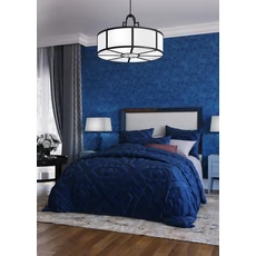 Kép 2/3 - KT-Exclusive Virág mintás sötétkék vlies tapéta British Heritage Dark Blue 52 cm X 10 m