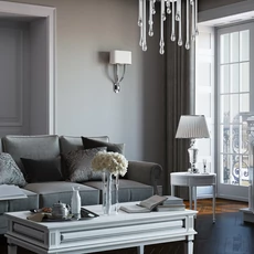 Kép 2/2 - KT-Exclusive Szövethatású szürke vlies tapéta Parisienne Gray 52 cm X 10 m