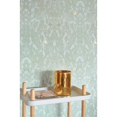 Kép 2/4 - Majvillan Modern zöld vlies tapéta Amelie Green 53 cm X 10 m