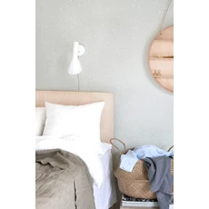 Kép 3/5 - Majvillan Pöttyös szürke vlies gyerek tapéta Dots Grey 53 cm X 10 m