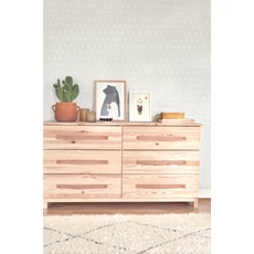 Kép 3/6 - Majvillan Modern geometrikus szürke vlies gyerek tapéta Viggo Grey 53 cm X 10 m