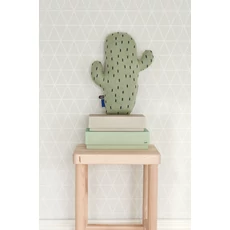 Kép 4/6 - Majvillan Modern geometrikus szürke vlies gyerek tapéta Viggo Grey 53 cm X 10 m