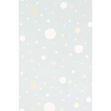 Kép 1/3 - Majvillan Pöttyös szürke-arany vlies gyermek tapéta Confetti Grey/Gold 53 cm X 10 m