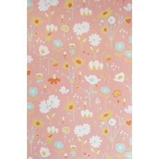 Kép 4/5 - Majvillan Virágos rózsaszín vlies gyerek tapéta Bloom Pink 53 cm X 10 m