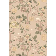 Kép 6/6 - Virágos rosé vlies tapéta Majvillan Tokyo tea mochi pink 53 cm X 10 m