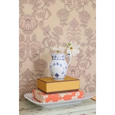 Kép 5/10 - Virágos bézs vlies tapéta púder mintával Majvillan Cheri Spritz Light Amber 53 cm X 10 m