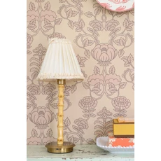 Kép 6/10 - Virágos bézs vlies tapéta púder mintával Majvillan Cheri Spritz Light Amber 53 cm X 10 m