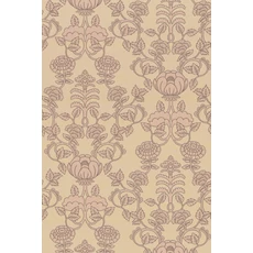 Kép 4/4 - Virágos bézs vlies tapéta púder mintával Majvillan Cheri Spritz Light Amber 53 cm X 10 m