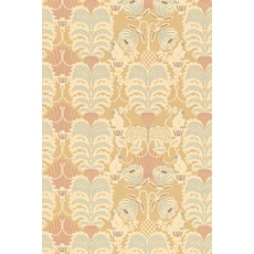 Kép 6/7 - Majvillan Art deco stílusú majom mintás sárga vlies tapéta Hello Monkey Lion Yellow 53 cm X 10 m