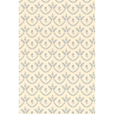 Kép 5/6 - Majvillan Skandináv stílusú virágmintás kék vlies tapéta Bellini Soft Blue 53 cm X 10 m