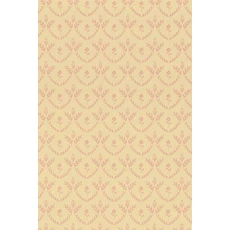 Kép 6/7 - Majvillan Skandináv stílusú virágmintás bézs-piros vlies tapéta Bellini Sunny Beige 53 cm X 10 m