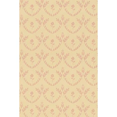 Kép 7/7 - Majvillan Skandináv stílusú virágmintás bézs-piros vlies tapéta Bellini Sunny Beige 53 cm X 10 m